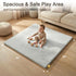 50" 50" 1.2" Tummy 50" x50" Padded Baby Play Mat for Floor, Thick Machine Washable Foam Playmat, Soft Time Crawling