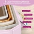 ROUSKY 29.5L 17.7W 9.8H inches, 0-6 Portable Folding Baby Bath Tub, x x Suitable for Years, Pink/Mint Green (Pink)