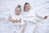 4-Layer 46x46 inches, SwaddleDesigns Cotton Muslin Luxe Blanket, Baby and Toddler Cuddle and Dream, Sterling Goodnight