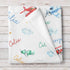 Lovable Gift Co Airplane Personalized Baby Receiving Swaddle Blanket