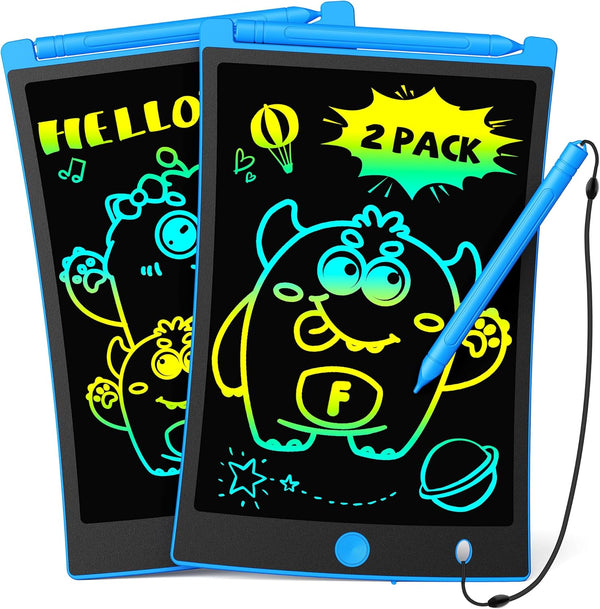 TEKFUN 2 Pack LCD Writing Tablet with Stylus, 8.5in Erasable Doodle Board for Kids Educational Toys