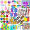 AMROANZ Party Favors for Kids 4-8,8-12,146pcs Treasure Box Toys for Classroom,Classroom Prizes,Treasure Chest