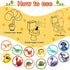 Laumoi 120 Pcs Toilet Targets for Boys Training Flushable Dinosaur Targets Potty Pee Toilet Target Stickers Dinosaur