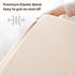 2 Pack, 52"x28" Konssy Muslin Crib Sheets for Boys, Soft Cotton Neutral Baby Sheets for Standard Crib Mattress (Fog