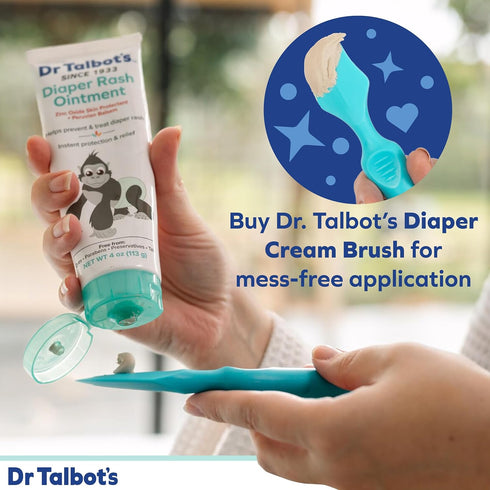 Talbot's 1 oz Dr. Baby Diaper Rash Ointment - - Zinc Oxide Skin Protectant with Peruvian Balsam - Treats and Prevents