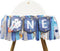WAUAO Outer Space High Chair Banner - Planets Astronaut Rocket 1st Birthday Decorations,Space