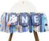 WAUAO Outer Space High Chair Banner - Planets Astronaut Rocket 1st Birthday Decorations,Space