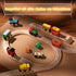 Set 12 3+ SainSmart Jr. Wooden Train PCS - Train Toys with Storage Box, Magnetic Toy Trains Compatible with All Major