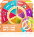 3+ Open The Joy Steer Your Emotions Wheel Wooden Emotional Regulation Steering Toy for Kids | SEL Tool for Toddlers