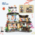 Set, 809 6-12 NEWABWN Japanese Street View Izakaya Shop Mini Building Blocks, MOC Creative Cute Japanese Toys Model PCS