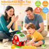 1 2 3 1-3, 12-18 Montessori Toddler Toys for Year Old Boys Girls, Musical Farm Animals Barn Toy with Sound & Light