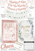 PRESTIGE Mimosa Bar Kit, Bridal Shower Decorations, Rose Gold Bachelorette Party Decor, Brunch & Bubbly Sign