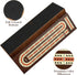 Set 3 9 2 BIVOMON Cribbage Board Game Continuous Track Wooden Board with Magnetic Lock, Metal Pegs, Playing Cards