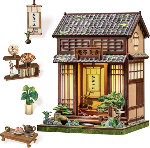 Book Nook Kit, DIY Miniature House Kits for Adult and Teens, Dollhouse