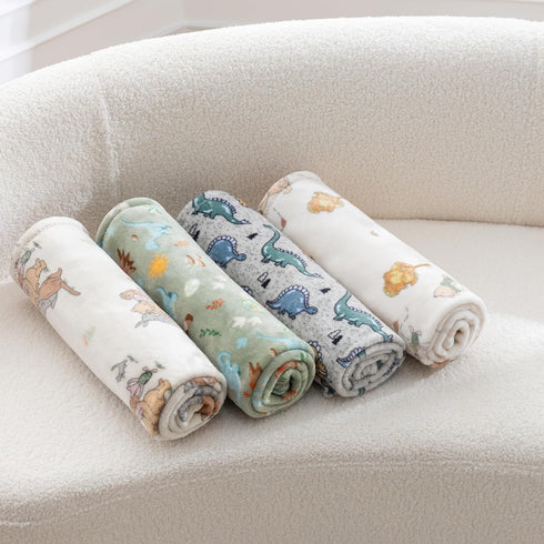 30 40 Berkshire Velvetloft Baby Blanket Warm Fleece Nursery Throw, Toddler Blanket for Crib, Stroller, and Travel