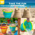9 Pack Set 3 3 3 4-8 Summer TOY Life Sand Buckets Toys with Collapsible Beach Buckets Shovels and Rakes, Toddlers Beach