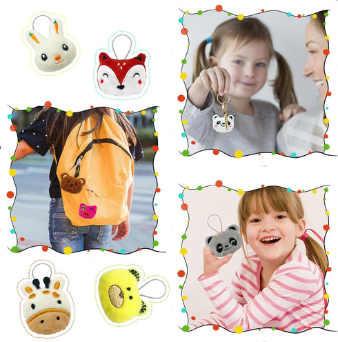 30 PCS Mini Animal Plush Toys Set, Cute Small Stuffed Toy Keychain for Party Favors, Goody Bag, Easter Egg Stuffers