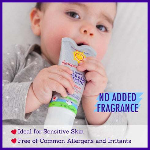 California Baby Super Sensitive Unscented Diaper Rash Cream, Zinc Oxide Ointment, 82 g / 2.9 oz