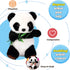 Hopearl Talking Panda Interactive Toy, Nodding Electric Plush Buddy Gift for Toddlers, 7''