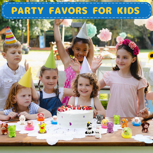 30 Packs Party Favors, Slow Rising Animals with Cupsules,Goodie Bag Stuffers,Birthday Gifts,Treasure Box Toys, Kids