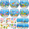 AMCEMIC Summer Craft Kits for Kids Make A Ocean Animals Worlds Stickers Scene,