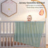 lasoftan 40 30 inches, 2 Jersey Swaddle Blanket, Ultra Soft Stretchy Receiving Blanket, Baby Girl Newborn Rainbow