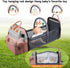 AHNTTGS Backpack Baby Diaper Bags with Changing Station, Large Capacity Diaper Bag for Moms Dads with USB Charging