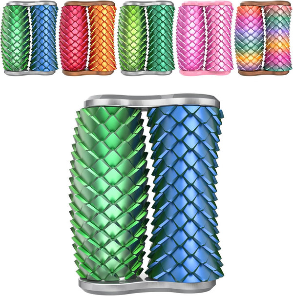 MIGESS Little Ouchies Fidget,Dual Roller Fidget, Portable Pain Stim Toy for Adults, 3D