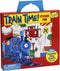 Peaceable Kingdom Press Sticker Fun! Train Time Reusable Sticker Tote