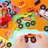 48 Sheets Truck Stickers Kits, Make Your Own Truck Stickers with 8 Designs for Kids' Party Favors (Cool Style)