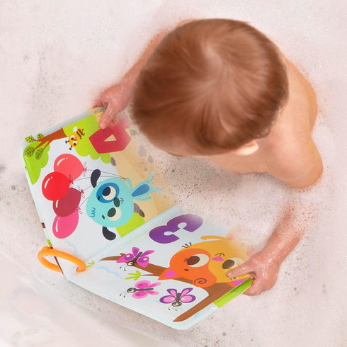 2 Pack 6 B. toys Bath Book Soft & Waterproof Books Learn Colors & Numbers Bath Toys for Babies, Toddlers Months Tub