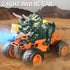 Bennol Remote Control Dinosaur Car Toys for Kids 3-5 4-7, 2.4GHz Dino Car with Light, Sound & Spray