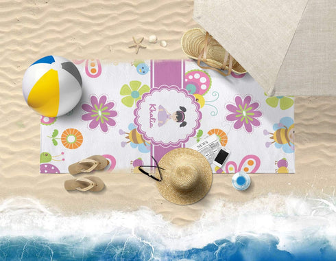 Personalized Butterflies Beach Towel - Custom Design