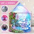 W&O Unicorn Sparkle Play Tent with Magical Unicorn Sounds - Captivating Pop Up Tent for Girls - Perfect for Indoor