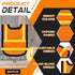 Layhit 40 Pcs Construction Birthday Party Supplies with 20 Mini Hats, 20 Mini Safety Vests, Cupcake Toppers