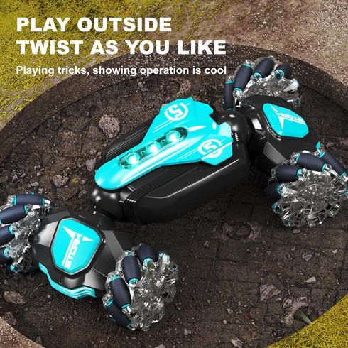 Gesture Sensing RC Stunt Car, Remote Control 360° Rotating 4WD 2.4Ghz Cars for Boys 4-7, Birthday Present for Age 8-12