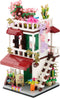 Flowers City Architecture Mini Building Block Set, Blooming Shop Hose Building Kit