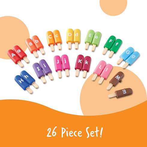 Learning Resources Smart Snacks Alpha Pops - Toddler Educational Alphabet Toys, ABC Puzzles, Ice Cream Toy, Preschool