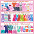 127pcs Closet 11.5 inch 1/6 Doll Clothes Accessories and for Girl Doll,Dollhouse Wardrobe Storage Fashion Dress Gowns