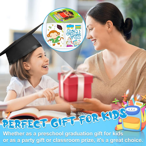 42Pcs Mini Coloring Books for Kindergarten Graduation, Small Activity Books for Kids, Classroom Party Favors, Congrats