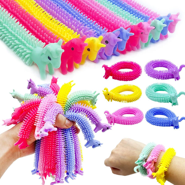 20 Pack Stretchy String Fidget Toys, Sensory Fidget Stretch Toys for Kids Adults Stress Relief