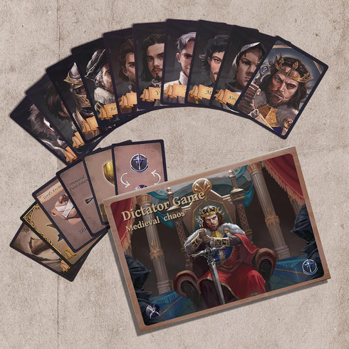 A&B GAMES Portable Medieval Strategy Card Game: Team vs. Team Fun for 5-10 Adult Players – Perfect for Showcasing Your Skills at Parties