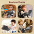 Universal Stroller Snack Tray, Compatible with Nuna Uppababy Mockingbird, Stroller Snack Tray Attachment with Cup