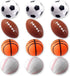 Mini Sports Balls for Kids Party Favor Toy, 12 Pack (Mix Sports) - Soccer, Basketball, Football, Baseball, Squeeze Foam