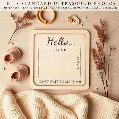 KATINAT Grandparent Reveal Keepsake, Pregnancy Announcement for Grandparents, Baby Announcement Sign, Ultrasound
