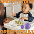 Open Cup Set for Baby | 2 Handled Tiny Cups for Toddlers | Transitional Silicone Cup for Baby Led Weaning | 6+ months