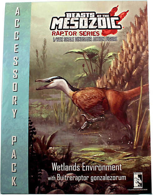 Beasts of the Mesozoic: Accessory Pack: Wetlands Environment with Buitreraptor G. - 1/6th Scale Dinosaur Action Figure