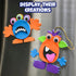 2 Set 4 Ready Learn Create Your Own Monsters | of | DIY Craft for Kids | Magnetic | No Glue Required | Kid-Friendly