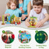 Fitrobust 200PCS Set, Set, 3 4 5 6 7 8 9 10, 0.8 Magnetic Building Blocks Magnetic Tiles Kids Build Cubes STEM Game