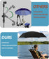 Generic 360 Universal Umbrella Holder for Chair, Adjustable Umbrella Clamp Mount for Stroller, Beach Chair, Wheelchair